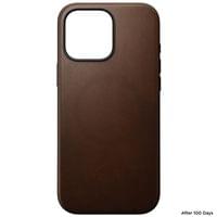 Гръб Nomad Modern Leather за iPhone 16 Pro Max - Кафяв - 4