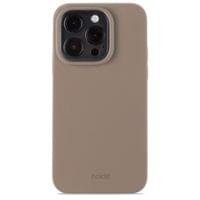 Гръб Holdit Silicone Case за iphone 15 Pro - Кафяв - 1