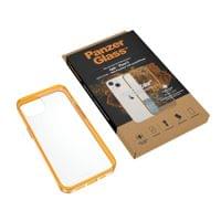 Гръб PanzerGlass за iPhone 13, ClearCase - Оранжева рамка - 4