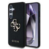 Гръб Guess за Samsung Galaxy S25, PU, Grained, 4G Metal... - 1