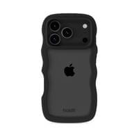 Гръб Holdit Wavy за iPhone 17 Pro Max - Черен/Прозрачен - 2