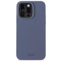 Гръб Holdit Silicone Case за iPhone 14 ProMax - Син - 1