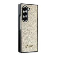 Гръб Guess PC/TPU Glitter Flakes Metal Logo Case за... - 2