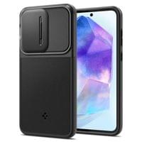 Гръб Spigen Optik Armor за Samsung Galaxy A55 - Черен - 1 Гръб Spigen Optik Armor за Samsung Galaxy A55 - Черен - 1