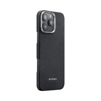 Гръб Pitaka MagEZ Case 5 за iPhone 16 Pro - Black/Grey Twill - 2