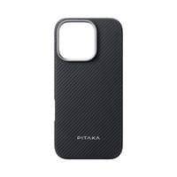 Гръб Pitaka MagEZ Case 5 за iPhone 16 Pro - Black/Grey Twill - 5