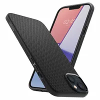Гръб Spigen Liquid Air за iPhone 14 - Черен - 3