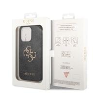 Гръб Guess PU 4G Metal Logo Case за iPhone 15 Pro Max - Сив - 2 Гръб Guess PU 4G Metal Logo Case за iPhone 15 Pro Max - Сив - 2