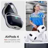 Калъф за AirPods 4, Spigen Classic C1 - Сив - 13 Калъф за AirPods 4, Spigen Classic C1 - Сив - 13