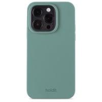 Гръб Holdit Silicone Case за iphone 15 Pro - Зелен - 1