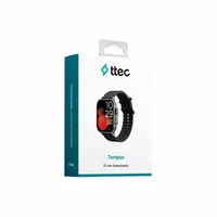 Smart часовник ttec Tempus 51mm TFT Screen Rectangular... - 1