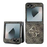 Гръб Guess PU 4G Metal Logo Case за Samsung Galaxy Z Flip... - 0
