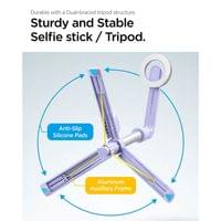 Селфи стик Spigen MagSafe Tripod Selfie Stick, lavender - 10 Селфи стик Spigen MagSafe Tripod Selfie Stick, lavender - 10