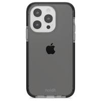 Гръб Holdit Seethru Case за iphone 15 Pro - Черен - 1
