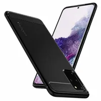Гръб SPIGEN Rugged Armor за SAMSUNG S20 PLUS - Черен - 4 Гръб SPIGEN Rugged Armor за SAMSUNG S20 PLUS - Черен - 4
