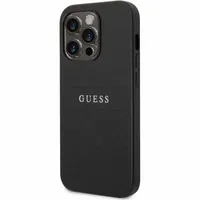 Гръб Guess PU Leather Saffiano Case за iPhone 14 Pro - Черен - 2