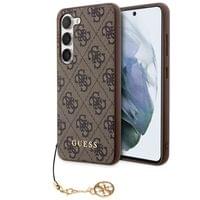 Гръб Guess 4G Charms Case за Samsung Galaxy S24 Plus - Кафяв - 1