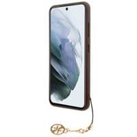 Гръб Guess 4G Charms Case за Samsung Galaxy S24 Plus - Кафяв - 5 Гръб Guess 4G Charms Case за Samsung Galaxy S24 Plus - Кафяв - 5