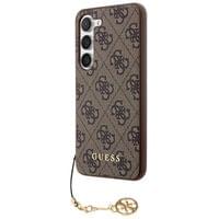 Гръб Guess 4G Charms Case за Samsung Galaxy S24 Plus - Кафяв - 4 Гръб Guess 4G Charms Case за Samsung Galaxy S24 Plus - Кафяв - 4
