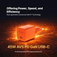 Зарядно ttec SmartCharger GaN 45W PD + Кабел USB-C ,Neon... - 6 Зарядно ttec SmartCharger GaN 45W PD + Кабел USB-C ,Neon... - 6