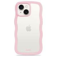 Гръб Holdit Wavy Case iPhone за 15/14/13 - Розова рамка - 1 Гръб Holdit Wavy Case iPhone за 15/14/13 - Розова рамка - 1