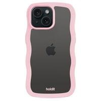 Гръб Holdit Wavy Case iPhone за 15/14/13 - Розова рамка - 2 Гръб Holdit Wavy Case iPhone за 15/14/13 - Розова рамка - 2