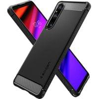 Гръб Spigen Rugged Armor за Sony Xperia 10 V - Черен - 6