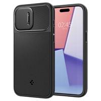 Гръб Spigen Optik Armor MagSafe за iPhone 15 Pro Max -Черен - 1 Гръб Spigen Optik Armor MagSafe за iPhone 15 Pro Max -Черен - 1