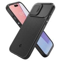 Гръб Spigen Optik Armor MagSafe за iPhone 15 Pro Max -Черен - 9 Гръб Spigen Optik Armor MagSafe за iPhone 15 Pro Max -Черен - 9