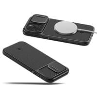 Гръб Spigen Optik Armor MagSafe за iPhone 15 Pro Max -Черен - 8 Гръб Spigen Optik Armor MagSafe за iPhone 15 Pro Max -Черен - 8