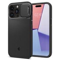 Гръб Spigen Optik Armor MagSafe за iPhone 15 Pro Max -Черен - 7 Гръб Spigen Optik Armor MagSafe за iPhone 15 Pro Max -Черен - 7