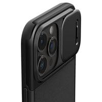 Гръб Spigen Optik Armor MagSafe за iPhone 15 Pro Max -Черен - 2 Гръб Spigen Optik Armor MagSafe за iPhone 15 Pro Max -Черен - 2