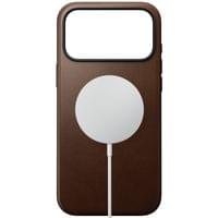 Гръб Nomad Modern Leather за iPhone 18 Pro Max - кафяв - 2
