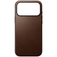 Гръб Nomad Modern Leather за iPhone 18 Pro Max - кафяв - 2 Гръб Nomad Modern Leather за iPhone 18 Pro Max - кафяв - 2