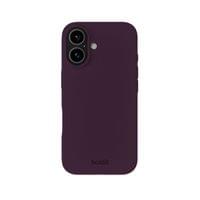 Гръб Holdit Silicone за iPhone 16 - Deep Plum - 1