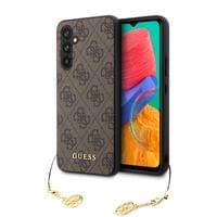 Гръб Guess 4G Charms Case за Samsung Galaxy S23 FE - Кафяв - 1 Гръб Guess 4G Charms Case за Samsung Galaxy S23 FE - Кафяв - 1