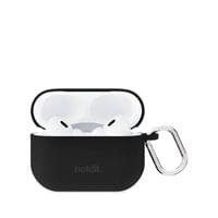 Калъф Holdit Silicone Case Solid AirPods Pro 1/2 - Черен - 1