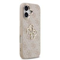 Гръб Guess PU Leather 4G Metal Logo Gold Frame MagSafe... - 2