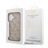 Гръб Guess PU Leather 4G Metal Logo Gold Frame MagSafe... - 6