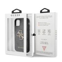 Гръб Guess PU 4G Metal Logo Case за iPhone 11 - Сив - 2 Гръб Guess PU 4G Metal Logo Case за iPhone 11 - Сив - 2