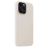 Гръб Holdit Silicone Case за iPhone 14 ProMax - Light Beige - 2