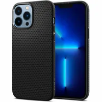 Гръб Spigen Liquid Air за iPhone 13 Pro - Черен - 2