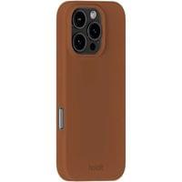 Гръб Holdit Silicone за iPhone 16 Pro - Almond Brown - 2