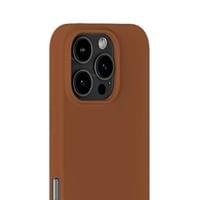 Гръб Holdit Silicone за iPhone 16 Pro - Almond Brown - 2 Гръб Holdit Silicone за iPhone 16 Pro - Almond Brown - 2