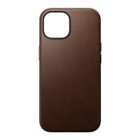Гръб Nomad Modern Leather Case за iPhone 15 - Кафяв - 1