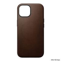 Гръб Nomad Modern Leather Case за iPhone 15 - Кафяв - 4 Гръб Nomad Modern Leather Case за iPhone 15 - Кафяв - 4