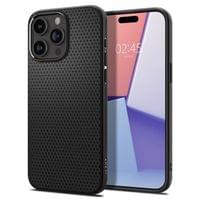 Гръб Spigen Liquid Air за iPhone 15 Pro Max - Черен - 1