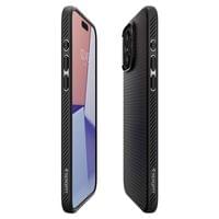 Гръб Spigen Liquid Air за iPhone 15 Pro Max - Черен - 8 Гръб Spigen Liquid Air за iPhone 15 Pro Max - Черен - 8