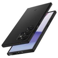 Гръб Spigen Thin Fit за Samsung Galaxy S24 Ultra- Черен - 2