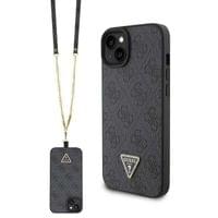 Гръб Guess PU 4G Strass Triangle Metal Logo Case +... - 1 Гръб Guess PU 4G Strass Triangle Metal Logo Case +... - 1